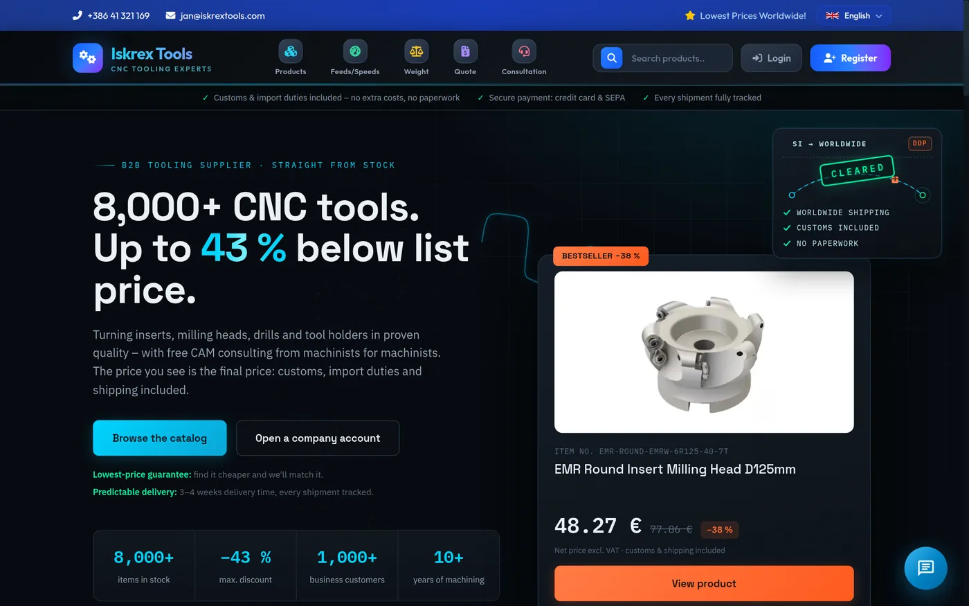 IskrexTools — B2B ecommerce store built by Iskrex